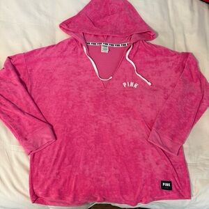 Victoria's Secret Pink Hoodie - Vibrant Pink